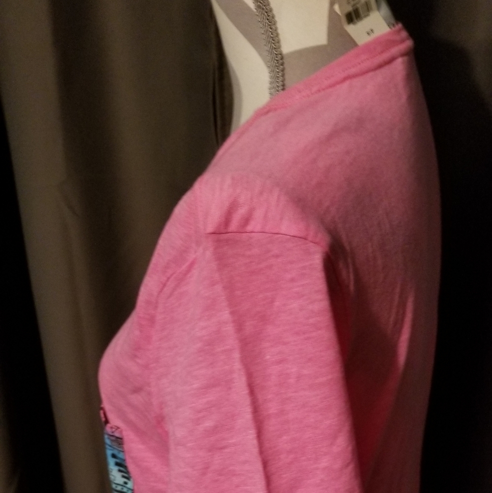 NWT, VS  PINK POCKET TEE SHIRT. VINTAGE. - Picture 6 of 9
